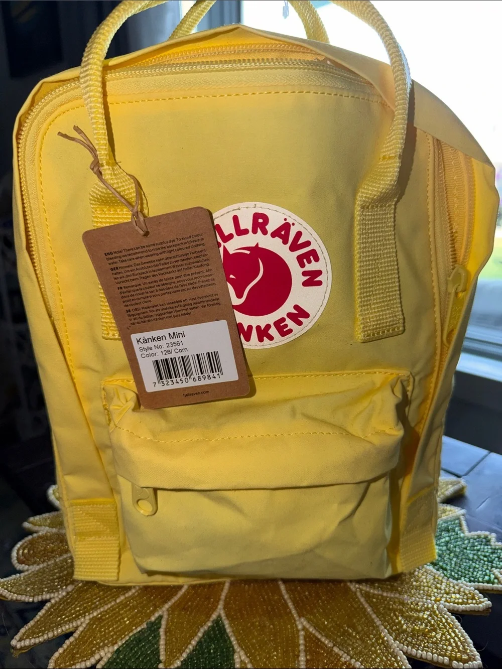 Fjällräven Kånken Mini Backpack in Yellow